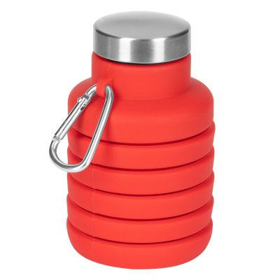 MONTANA, sklopiva boca za vodu, 500 ml, crvena