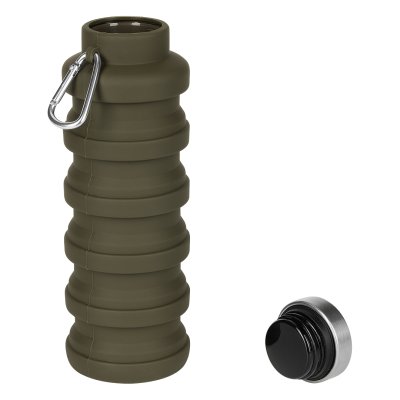 MONTANA, sklopiva boca za vodu, 500 ml, maslinasta