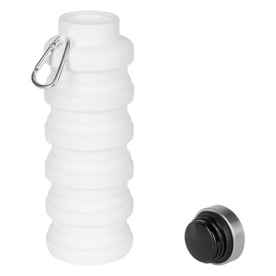 MONTANA, sklopiva boca za vodu, 500 ml, bela