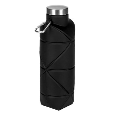 ADLER, sklopiva boca za vodu, 700 ml, crna