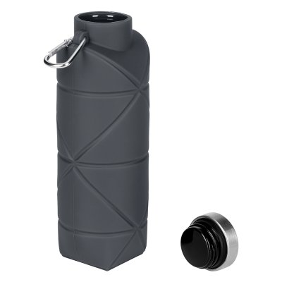 ADLER, sklopiva boca za vodu, 700 ml, tamno siva