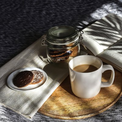 MOKA, šolja od fine keramike, 275 ml, bela