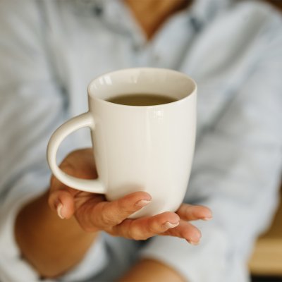 LUCIA, šolja od fine keramike, 300 ml, bela