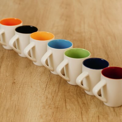 LILLY, šolja od fine keramike, 300 ml, crna