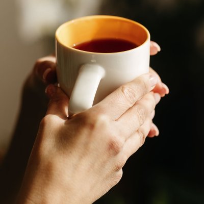 LILLY, šolja od fine keramike, 300 ml, žuta