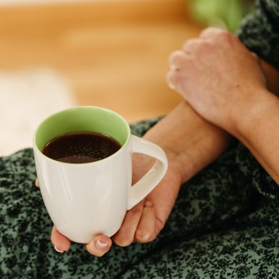 LILLY, šolja od fine keramike, 300 ml, svetlo zelena