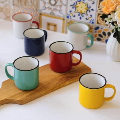 BETTY, keramička šolja, 250 ml, plava