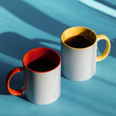 MIA, keramička šolja za sublimaciju, 325 ml, crvena