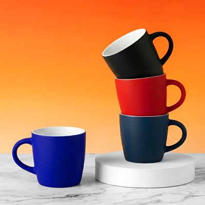 SOFT BERRY, keramička šolja, 300 ml, crna