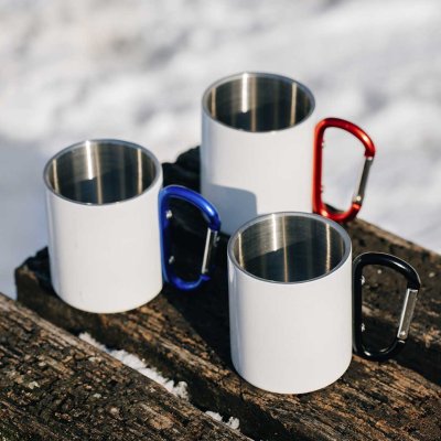 HIKE SUBLI, metalna šolja za sublimaciju, 200 ml, crvena