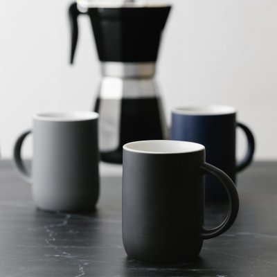 AGNES, keramička šolja, 310 ml, tamno siva