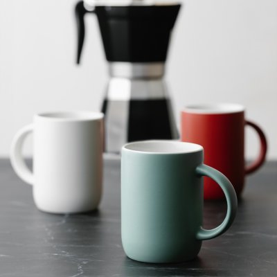 AGNES, keramička šolja, 310 ml, bela