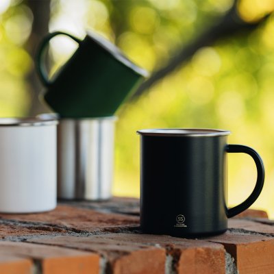 ZEPPELIN, metalna šolja, 400 ml, plava