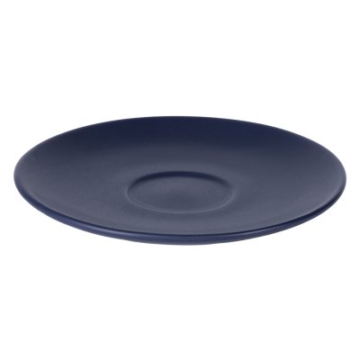 TOTEM MINI, set od dve keramičke šolje za espresso sa tacnama, 2 x 85 ml, plavi