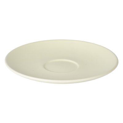 TOTEM MINI, set od dve keramičke šolje za espresso sa tacnama, 2 x 85 ml, bež