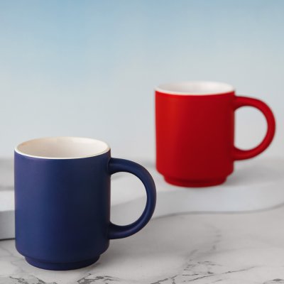 FRESCA, keramička složiva šolja, 180 ml, plava