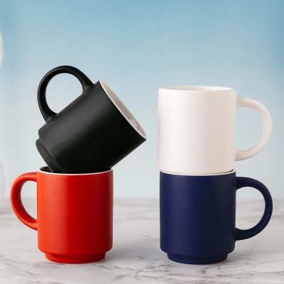 FRESCA, keramička složiva šolja, 180 ml, bela