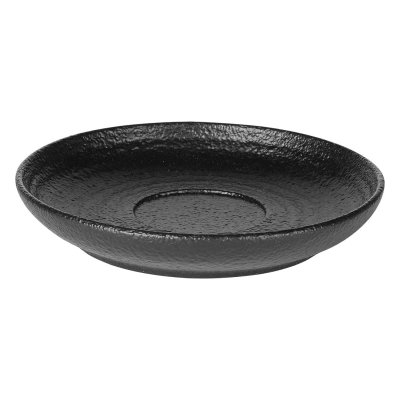 TRIBECA MINI, set od dve keramičke šolje za espresso sa tacnama, 2 x 90 ml, crni