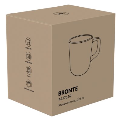 BRONTE, keramička šolja, 325 ml, pastelno zelena
