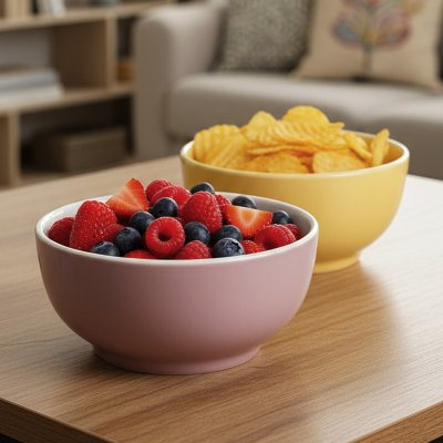 BONANZA, keramička činija, 440 ml, pink