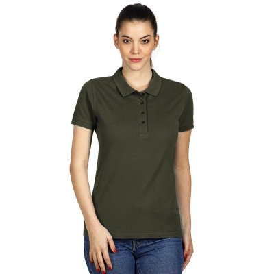 SUNNY, ženska polo majica, 180 g/m2, maslinasta