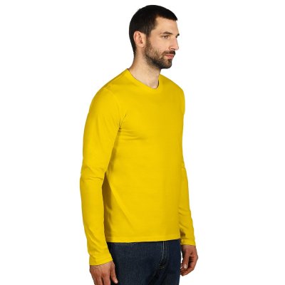 MAJOR, pamučna majica dugih rukava, 160 g/m2, žuta
