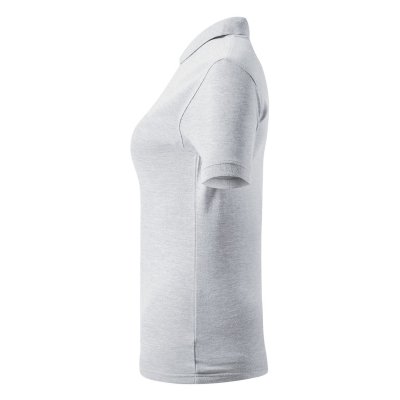 TOP GUN LADY, ženska polo majica, 210 g/m2, pepeljasta