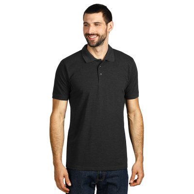 AZZURRO II, polo majica, 180 g/m2, tamno pepeljasta