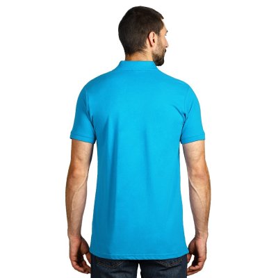 AZZURRO II, polo majica, 180 g/m2, tirkizno plava