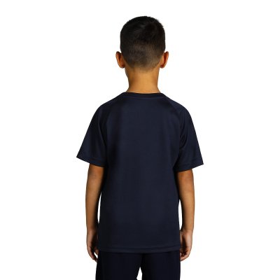 RECORD KIDS, dečja sportska majica sa raglan rukavima, 130 g/m2, plava