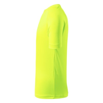 RECORD KIDS, dečja sportska majica sa raglan rukavima, 130 g/m2, neon žuta