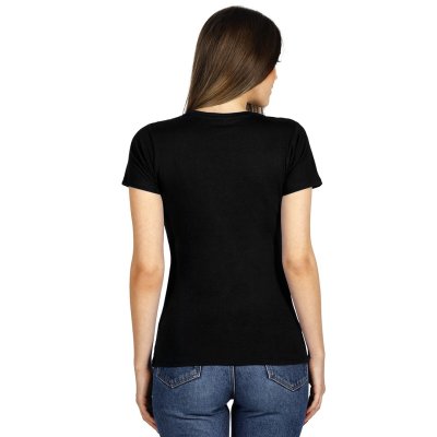 MASTER LADY, ženska pamučna majica, 150g/m2, crna