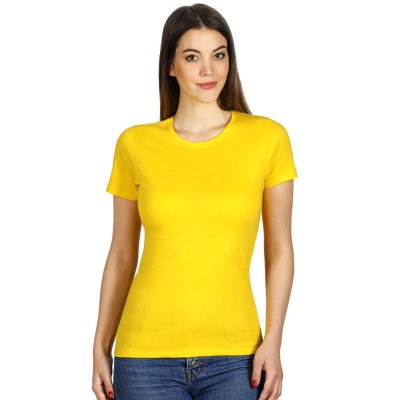 MASTER LADY, ženska pamučna majica, 150g/m2, žuta