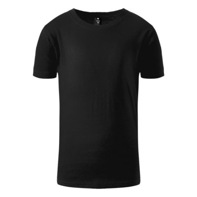 MASTER KID, dečja pamučna majica, 150 g/m2, crna