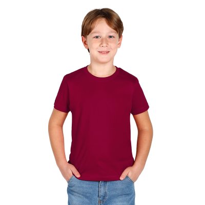 MASTER KID, dečja pamučna majica, 150 g/m2, bordo