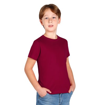 MASTER KID, dečja pamučna majica, 150 g/m2, bordo
