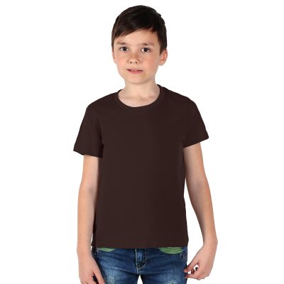 MASTER KID, dečja pamučna majica, 150 g/m2, braon