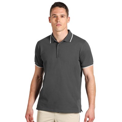 ATLANTIC, polo majica, 190 g/m2, tamno siva