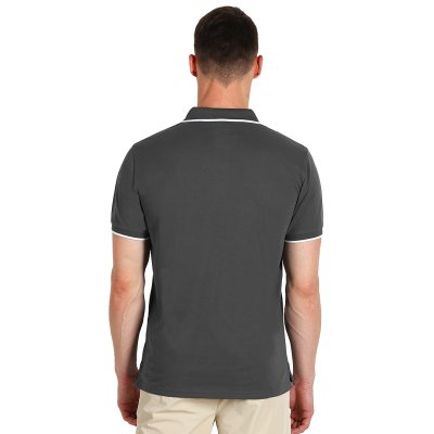 ATLANTIC, polo majica, 190 g/m2, tamno siva