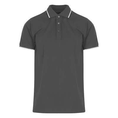 ATLANTIC, polo majica, 190 g/m2, tamno siva