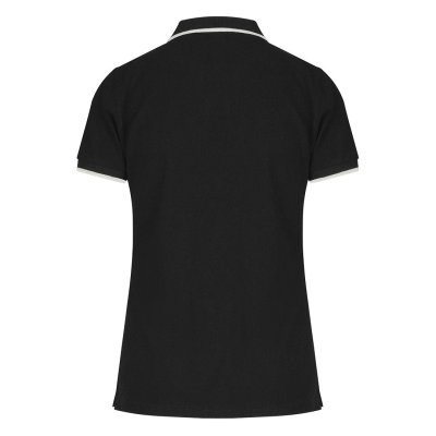 ATLANTIC LADY, ženska polo majica, 190 g/m2, crna