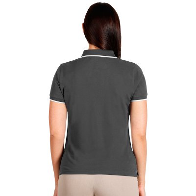 ATLANTIC LADY, ženska polo majica, 190 g/m2, tamno siva