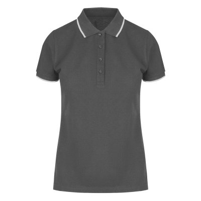 ATLANTIC LADY, ženska polo majica, 190 g/m2, tamno siva
