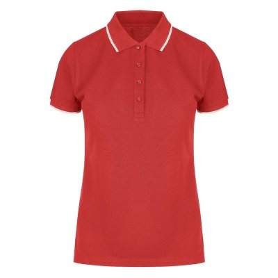 ATLANTIC LADY, ženska polo majica, 190 g/m2, crvena