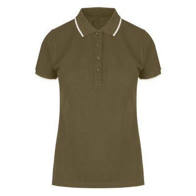 ATLANTIC LADY, ženska polo majica, 190 g/m2, maslinasta
