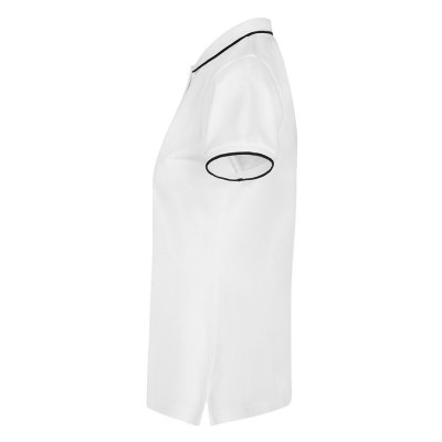 ATLANTIC LADY, ženska polo majica, 190 g/m2, bela