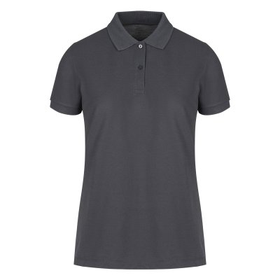 GO GREEN LADY, ženska polo majica, 180 g/m2, tamno siva
