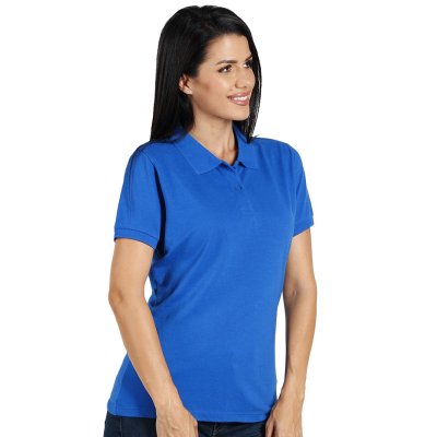 GO GREEN LADY, ženska polo majica, 180 g/m2, rojal plava