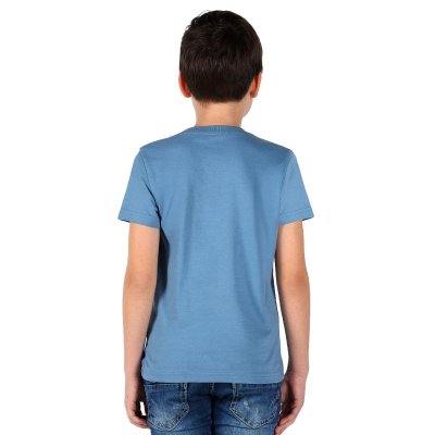 TERRA KID, dečja majica od organskog pamuka, 150g/m2, svetlo plava