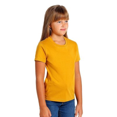 TERRA KID, dečja majica od organskog pamuka, 150g/m2, senf žuta